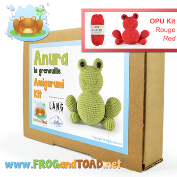 Amigurumi Crochet Kit - OPU la grenouille the frog - FROGandTOAD Créations ©
